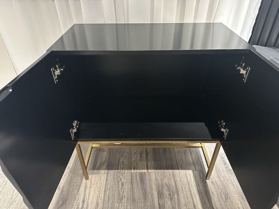 Comoda mdf negru mat negociabil