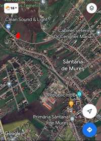 Vand teren intravilan Santana de Mures