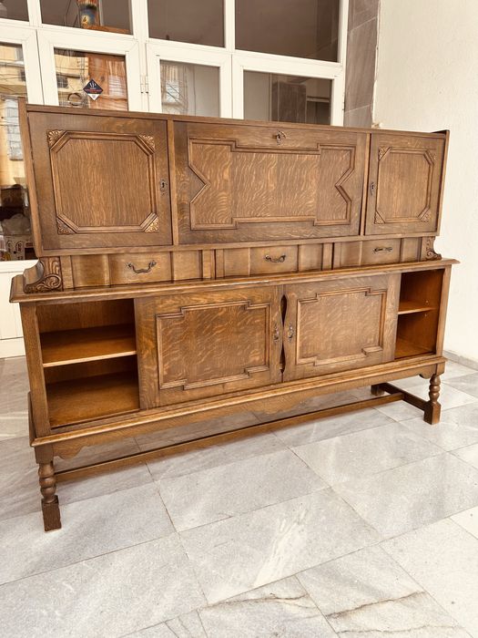 Масивен датски бюфет – необарок/неоренесанс, масивен дъб