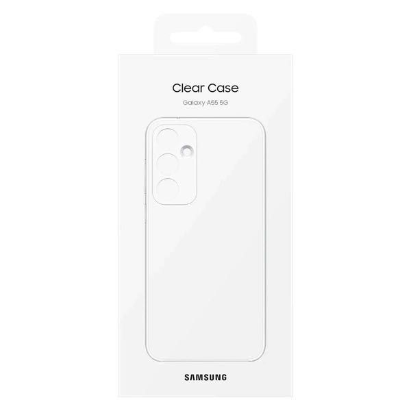 Оригинален Твърд Калъф за Samsung Galaxy A55, Clear Case