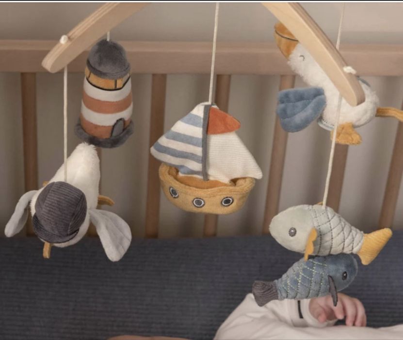Дървена Музикална Въртележка За Легло Little Sailor