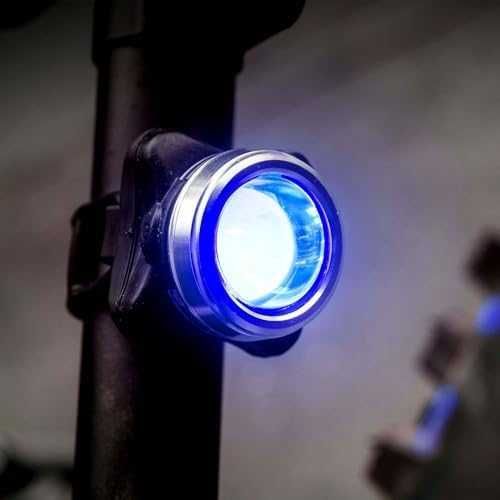 PS1200-BLUE Предна и OPTIKS-BLUE Аварийна патрулна велосипедна светлин