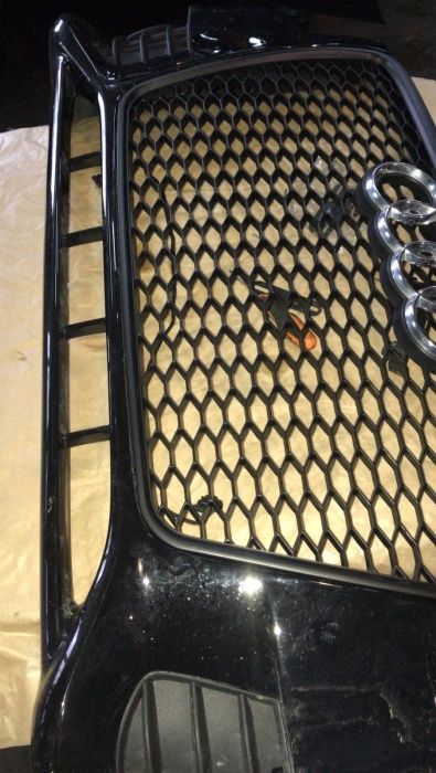 Grila RS look AUDI A4 B8 2008-2011 - finisaj negru