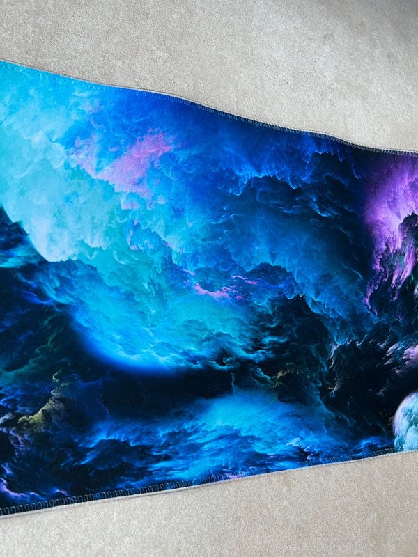Mousepad, iluminare RGB, anti-alunecare, 80x30 cm