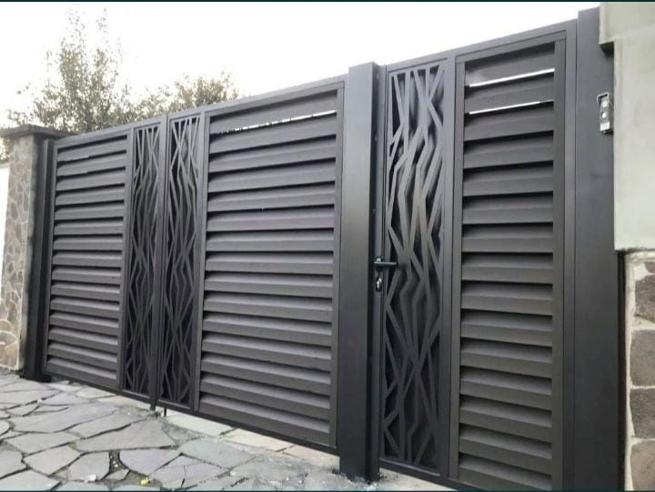 Ворота. Распашные и открытие. Сварочные работы. Ковка