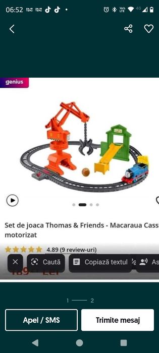 Trenuleț Thomas și seturi de joaca Thomas
