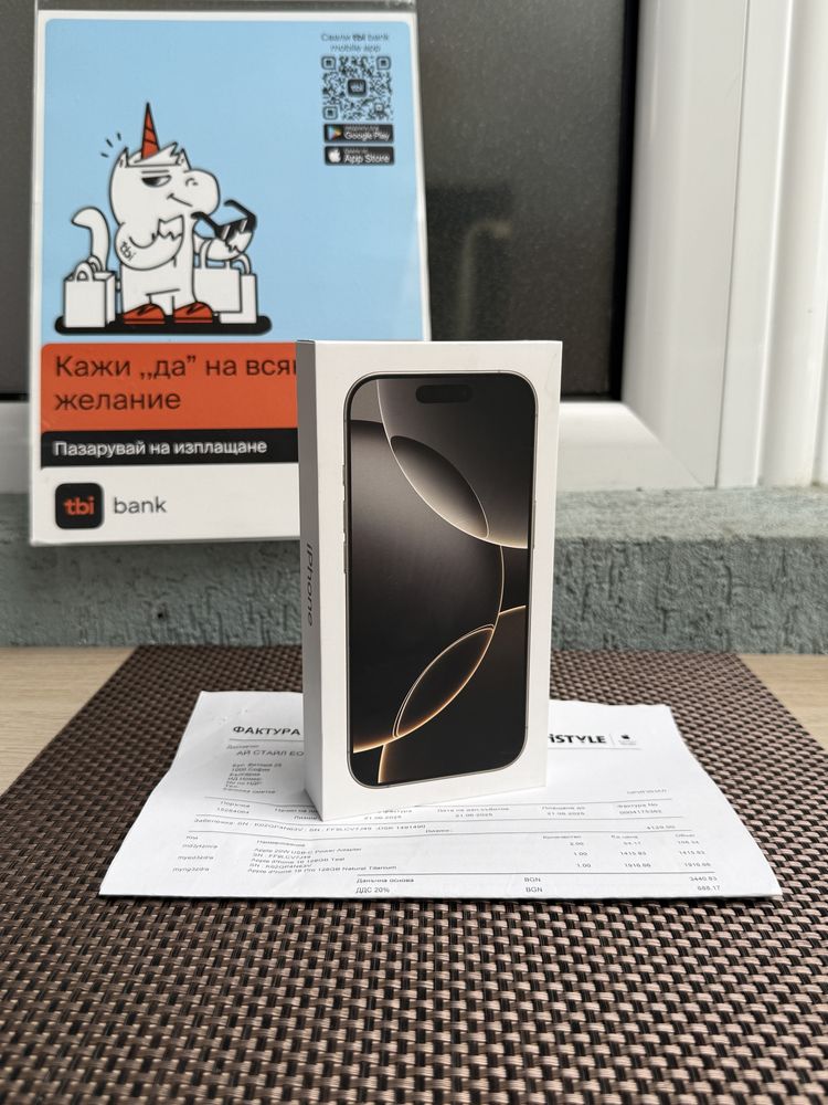 НОВ!24М ГАР /ЛИЗИНГ/ iPhone 16 Pro 128Gb Natural Titanium