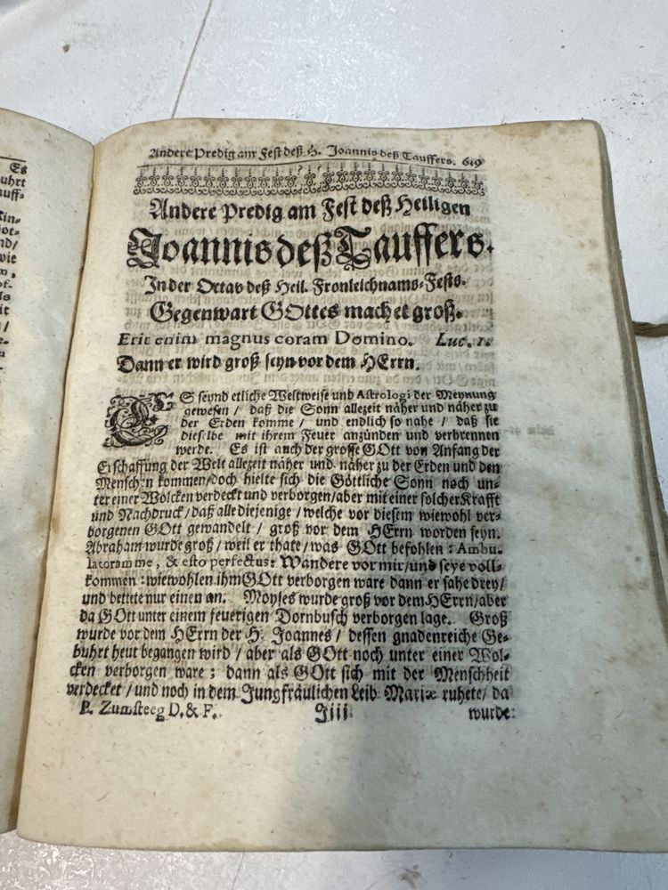 1701 Carte foarte veche in germana religioasa