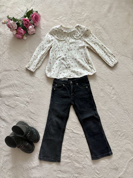 Blugi si camasa Zara