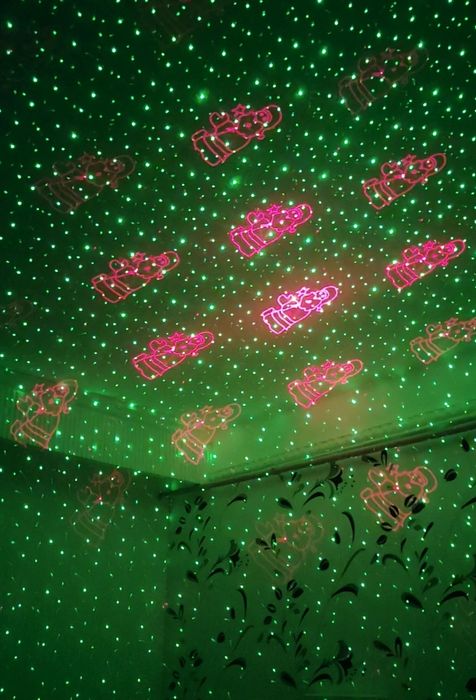 Laser interior pentru Crăciun