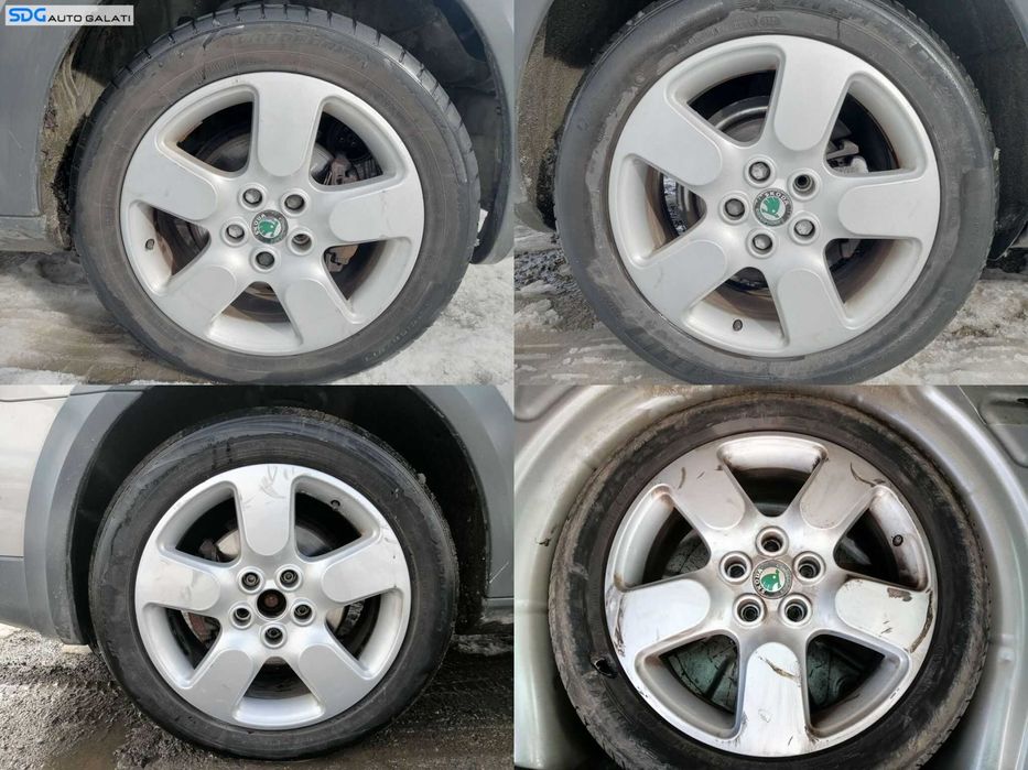 Set 4 Jante Roti Aliaj PROTEUS 225 50 17 R17 5x112 Audi A4 B7 2005 - 2008 Cod 1Z0601025N