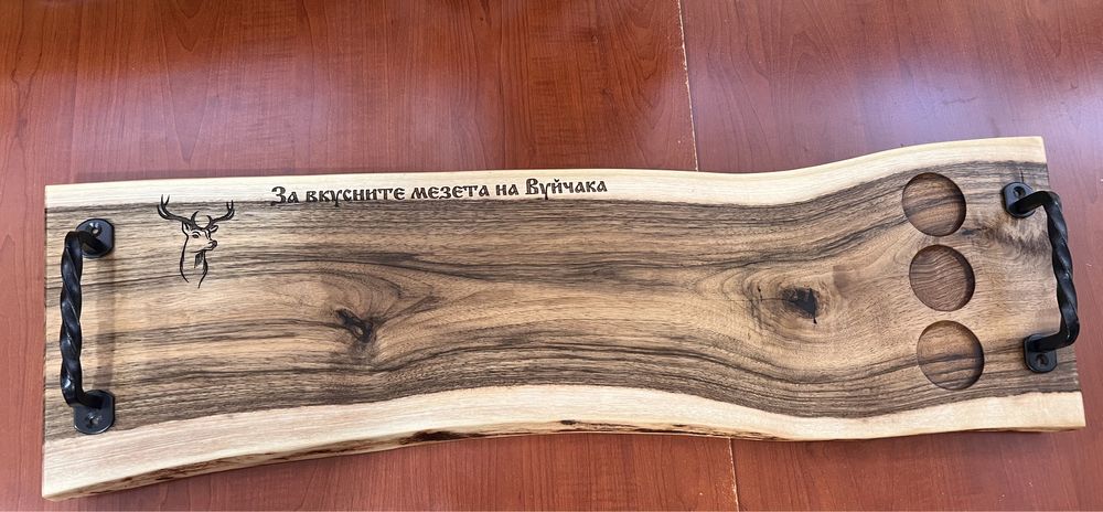 Дъска с епоксидна смола, плато за сервиране