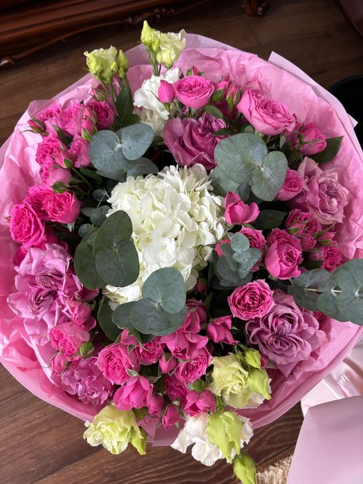 Сборный букет из свежих цветов