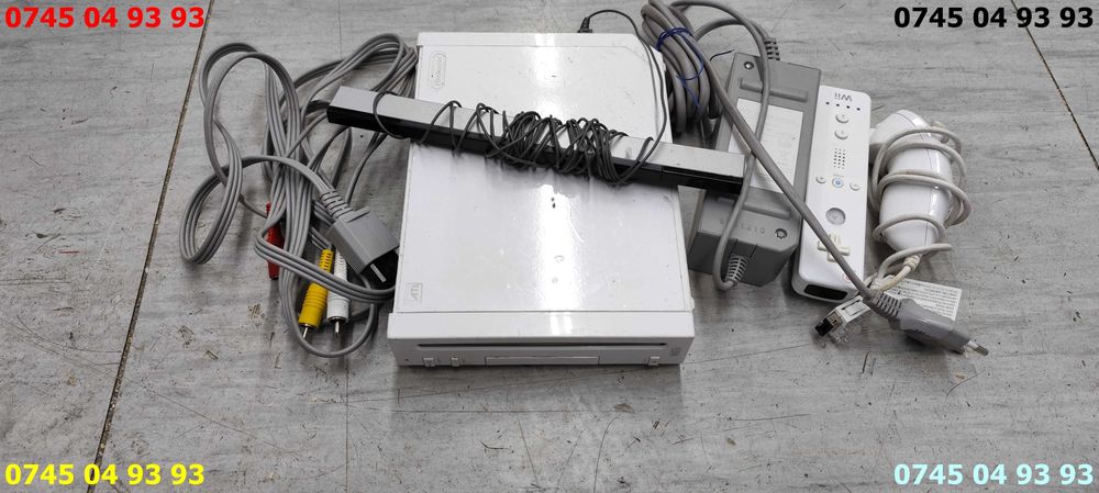 joc WII RVL 001 complet maneta nunchag alimentator senzor cabluri date