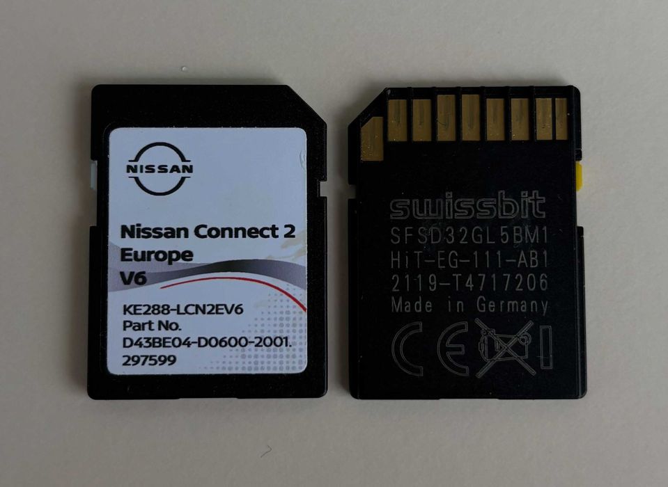 2025г Ново NISSAN Connect2 V6 Навигационна SD Card сд карта Нисан LCN2