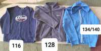 bluze, polare, jerseuri, camasi, pantaloni scurti marim. 128, 134, 140