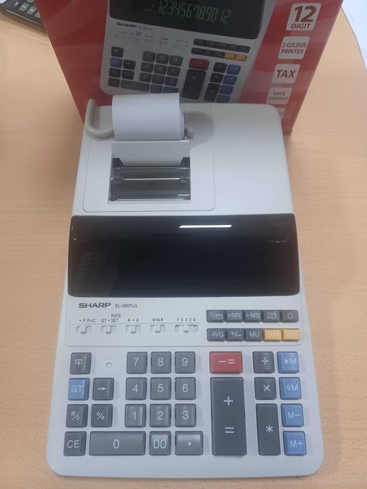 Sharp EL-2607LG калкулатор с лента