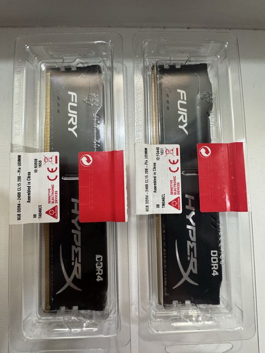 ОЗУ 16gb DDR4 2400mhz (2x8gb) Kingston HyperX