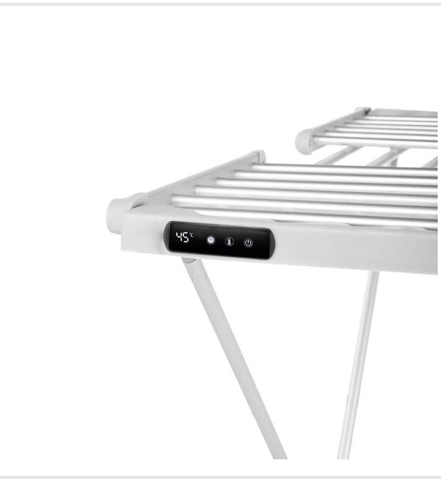 Uscător de Rufe Electric Pliabil cu Display Digital