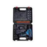 Bormasina cu 2 acumulatori 12V, incarcator, 24 de accesorii, cutie