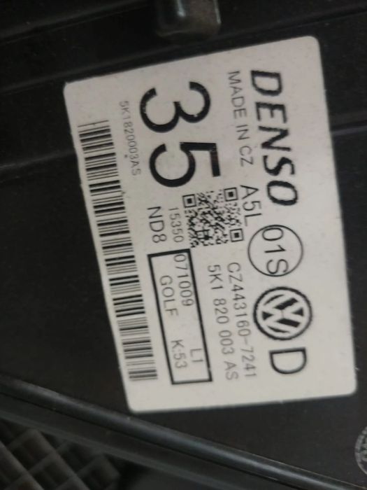 tulumba aer bord vw  golf 6 5k1820003as