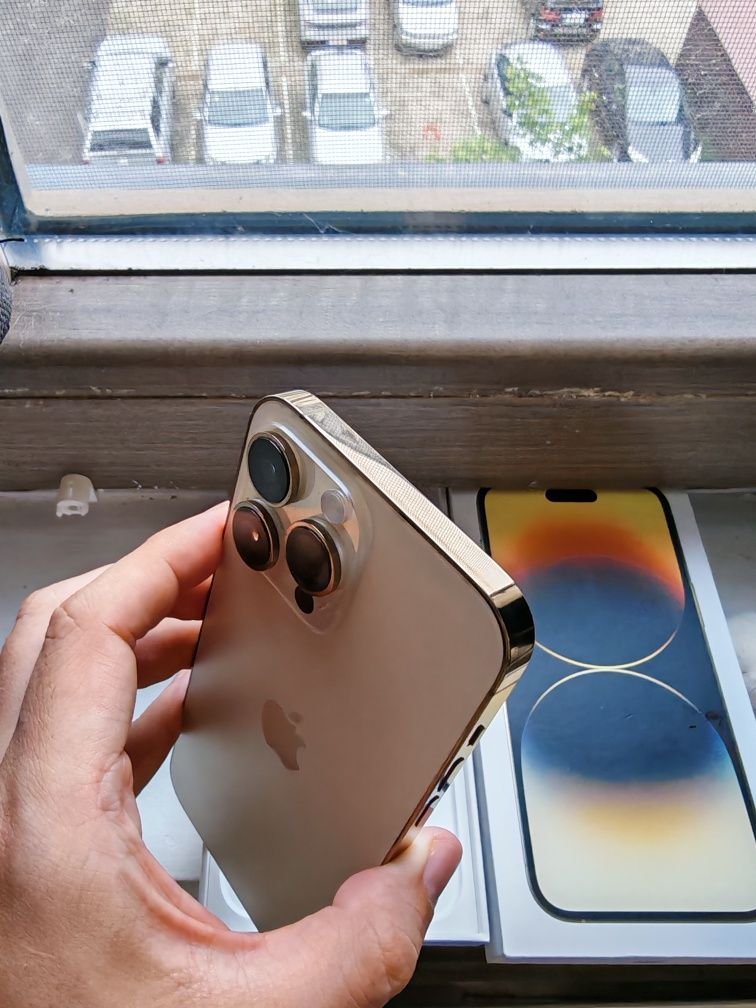 iPhone 14 Pro Max Gold 5G Că Nou Fullbox Totul Original liber retea