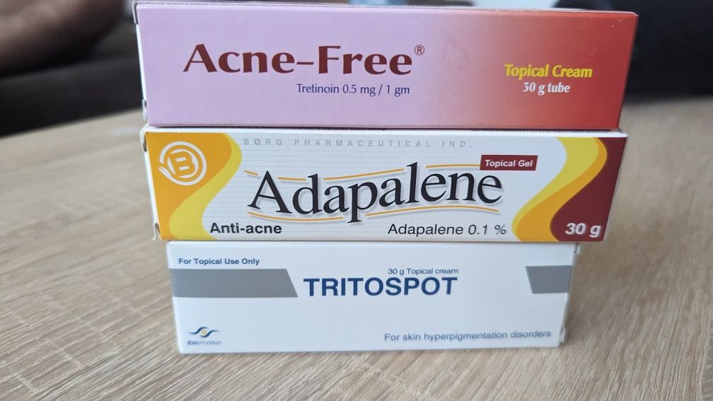 Adapalene 30g 0.1% antiacnee