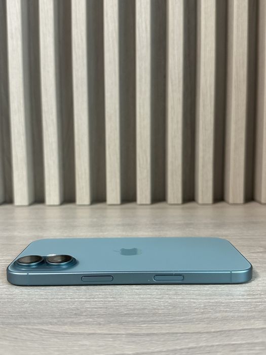 iPhone 16,exact ca NOU,128GB,Baterie 100%,Albastru Teal,liber,GARANTIE