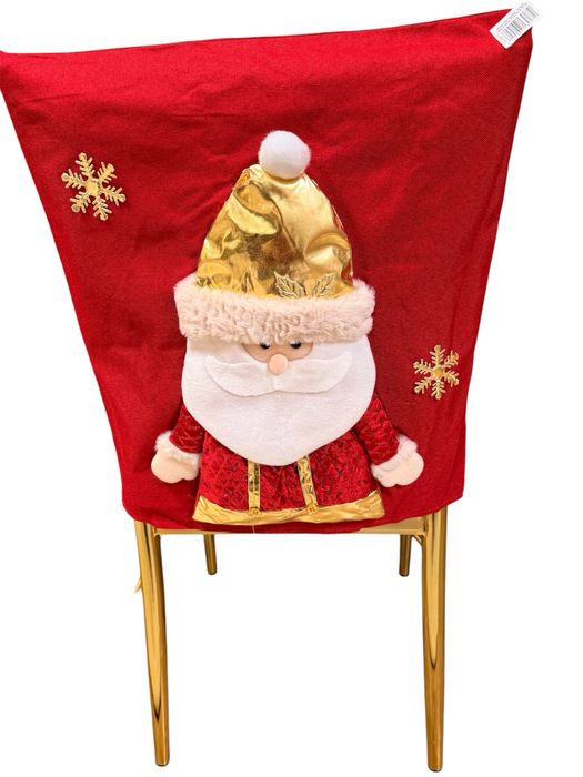 Set husa spatar scaun Mos Craciun