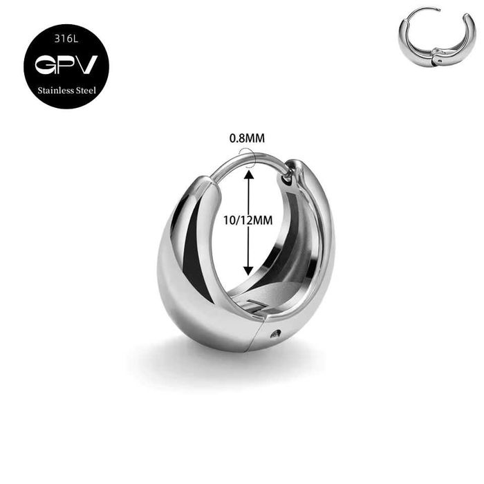 Халки от медицинска стомана 316L – сребърни и златни