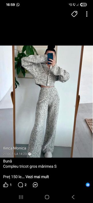 Costum tricot gros xs