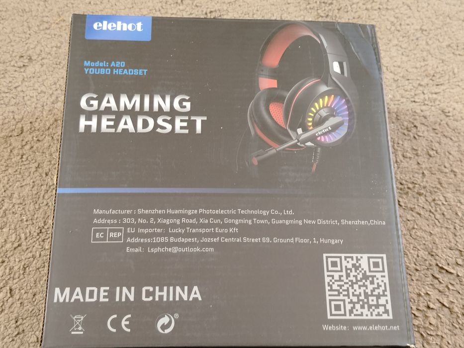 Elehot A 20 Căști gaming, cu microfon,noi