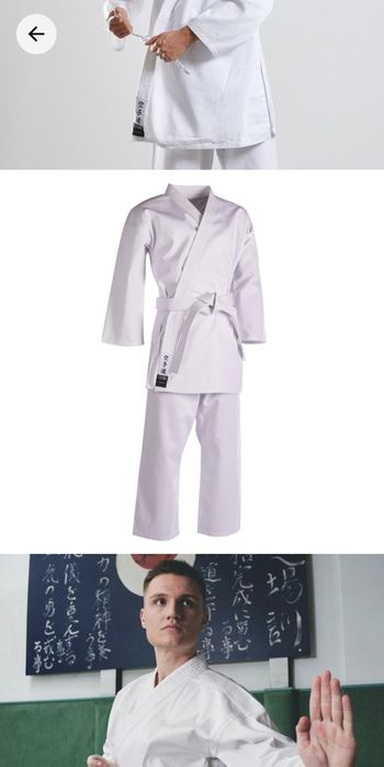 Kimono karate si alte arte marțiale