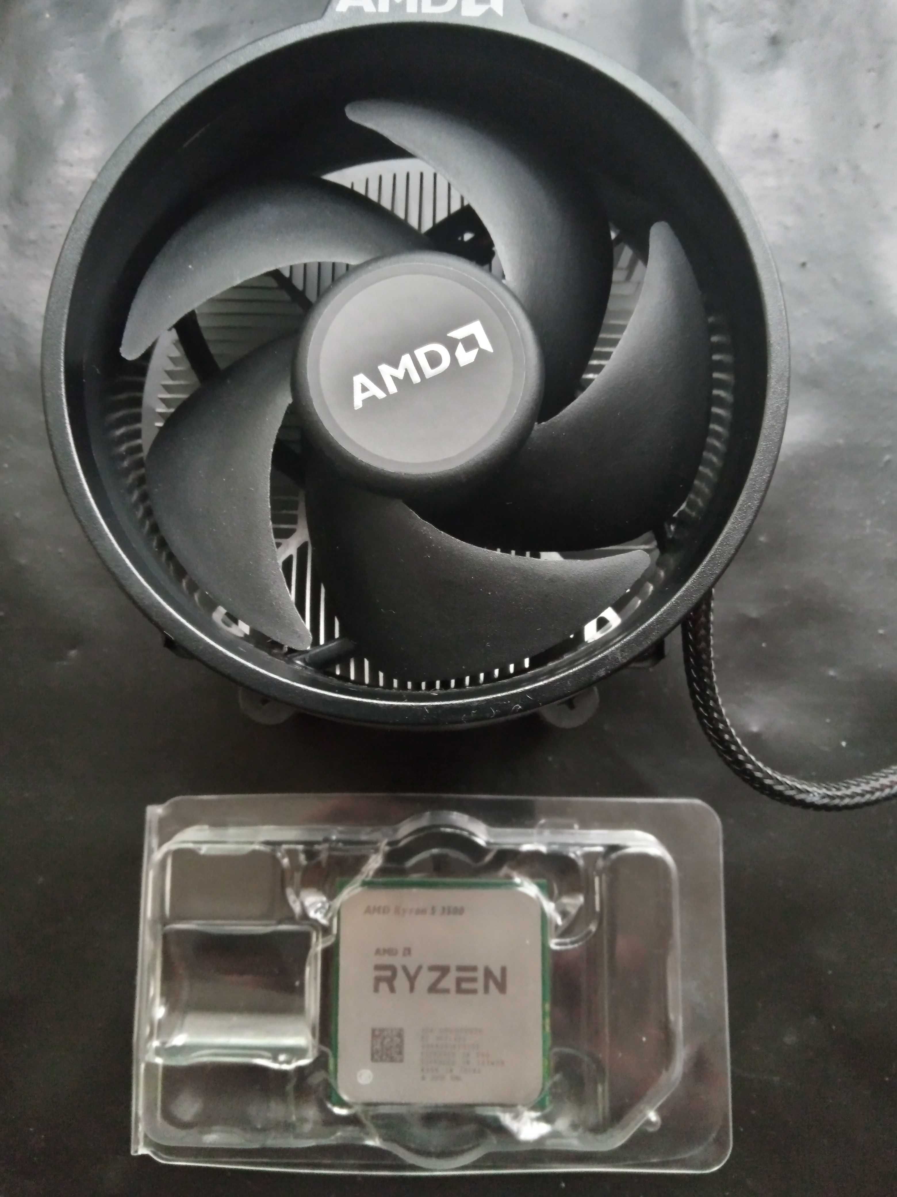 Ryzen 5 3500 Zen 2/Socket AM4, 6/6 Threads, 3.6 GHz, 16MB L3 Cache BOX