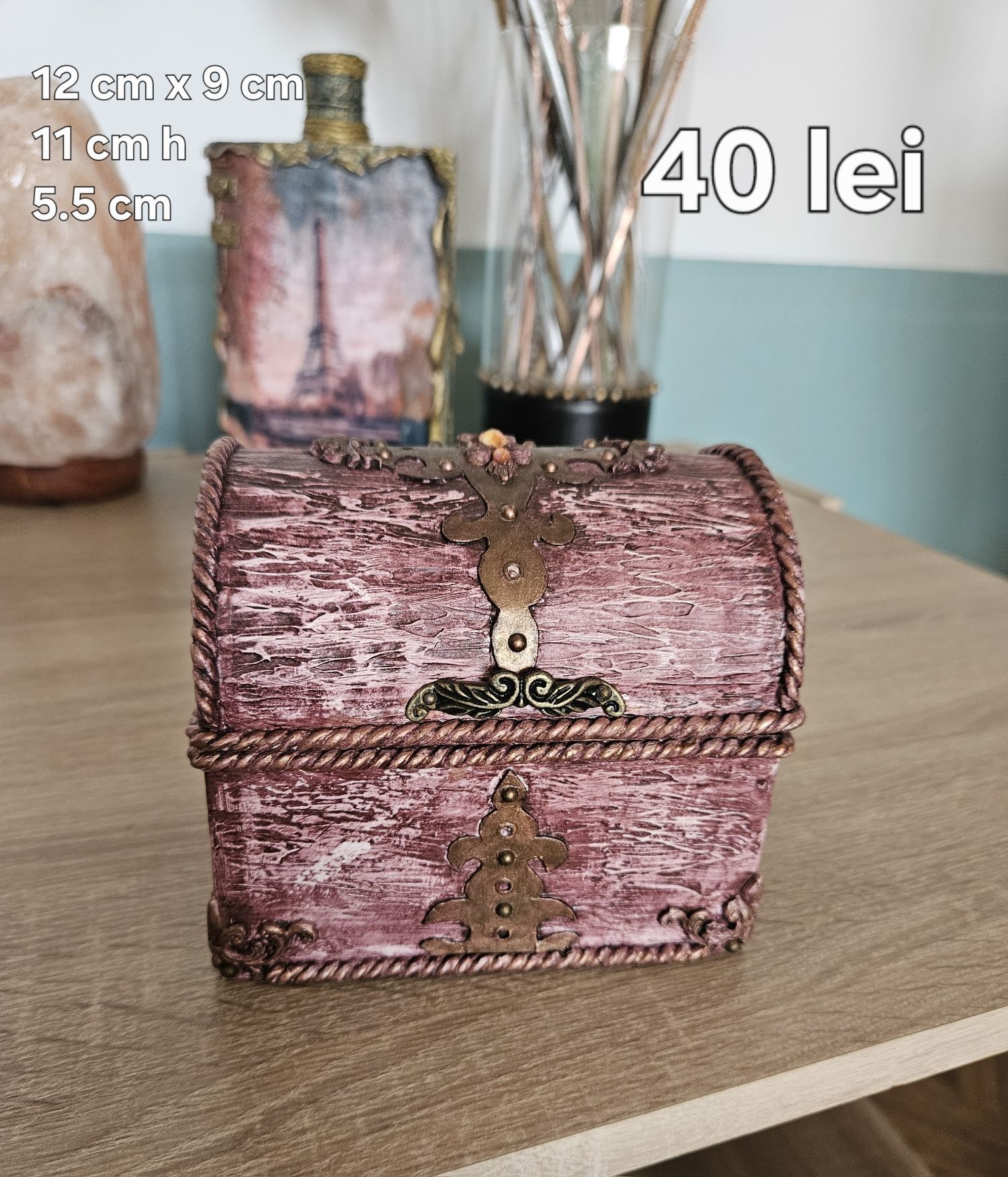 Vând cutii bijuterii handmade