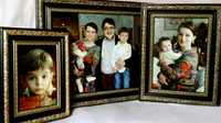 3Tablouri Portrete ale Fam Emil & Rucsandra Hurezeanu cu copiii +Cadou