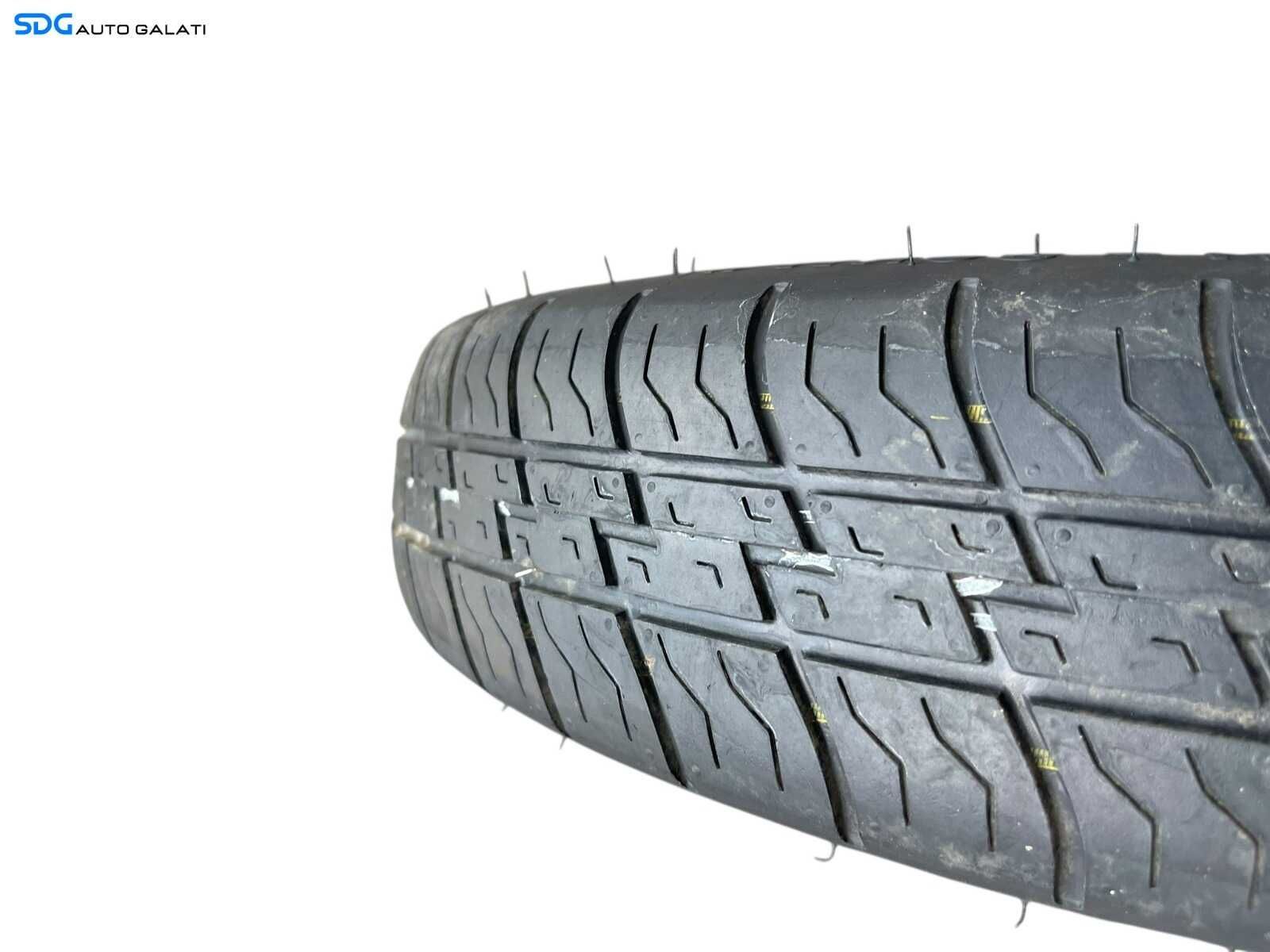 Janta Roata Rezerva Slim 5x112 T125 70 16 R16 31/2Jx16 H2 ET25,5 Skoda Superb 2 2008 - 2015 Cod 5Q0601027AR [B4201]