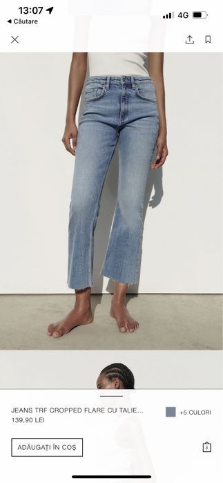 Blugi Zara, măsura 36, purtati o data