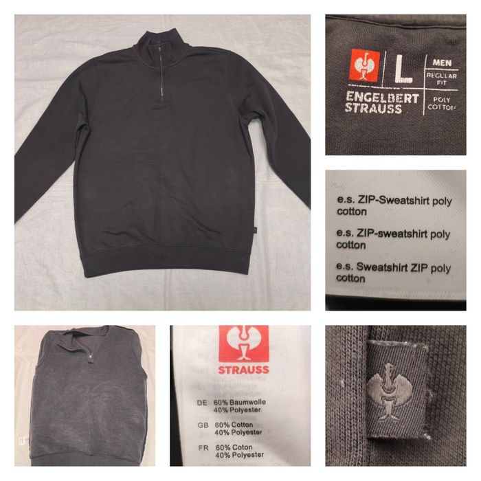 Bluza Engelbert Strauss mărimea L salopetă muncă lucru șantier electri