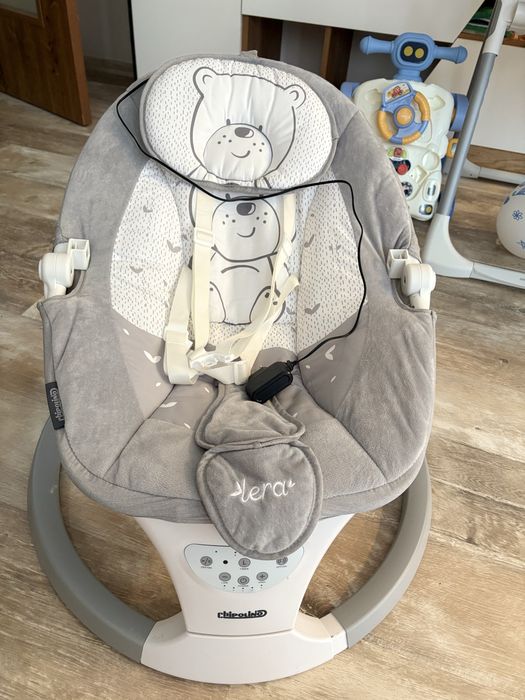 Електрически шезлонг-люлка Chipolino - Лера, гранит