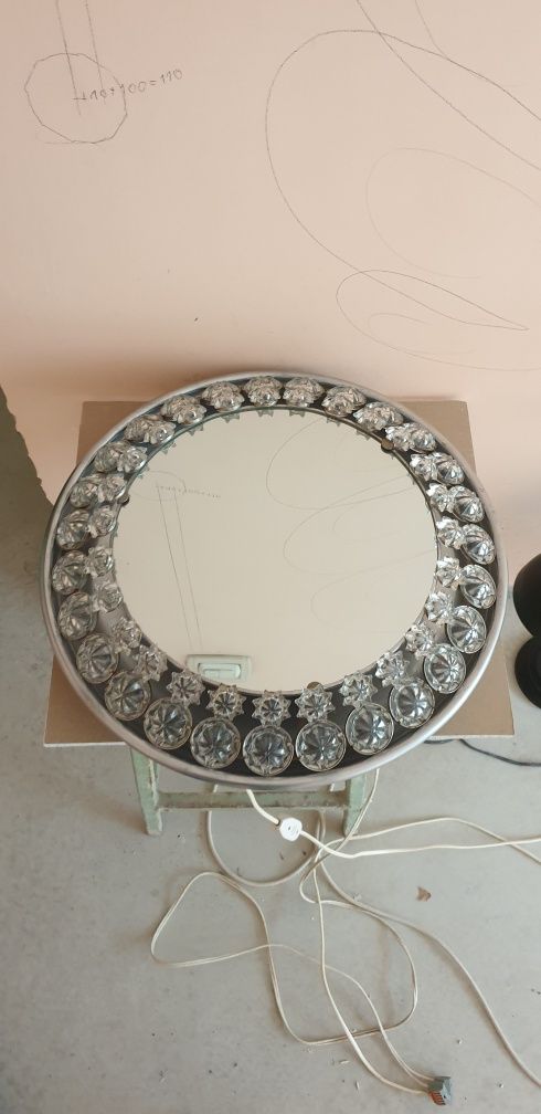 Accesoriu decorațiune înfrumusețare cristal Palwa Germania 1960