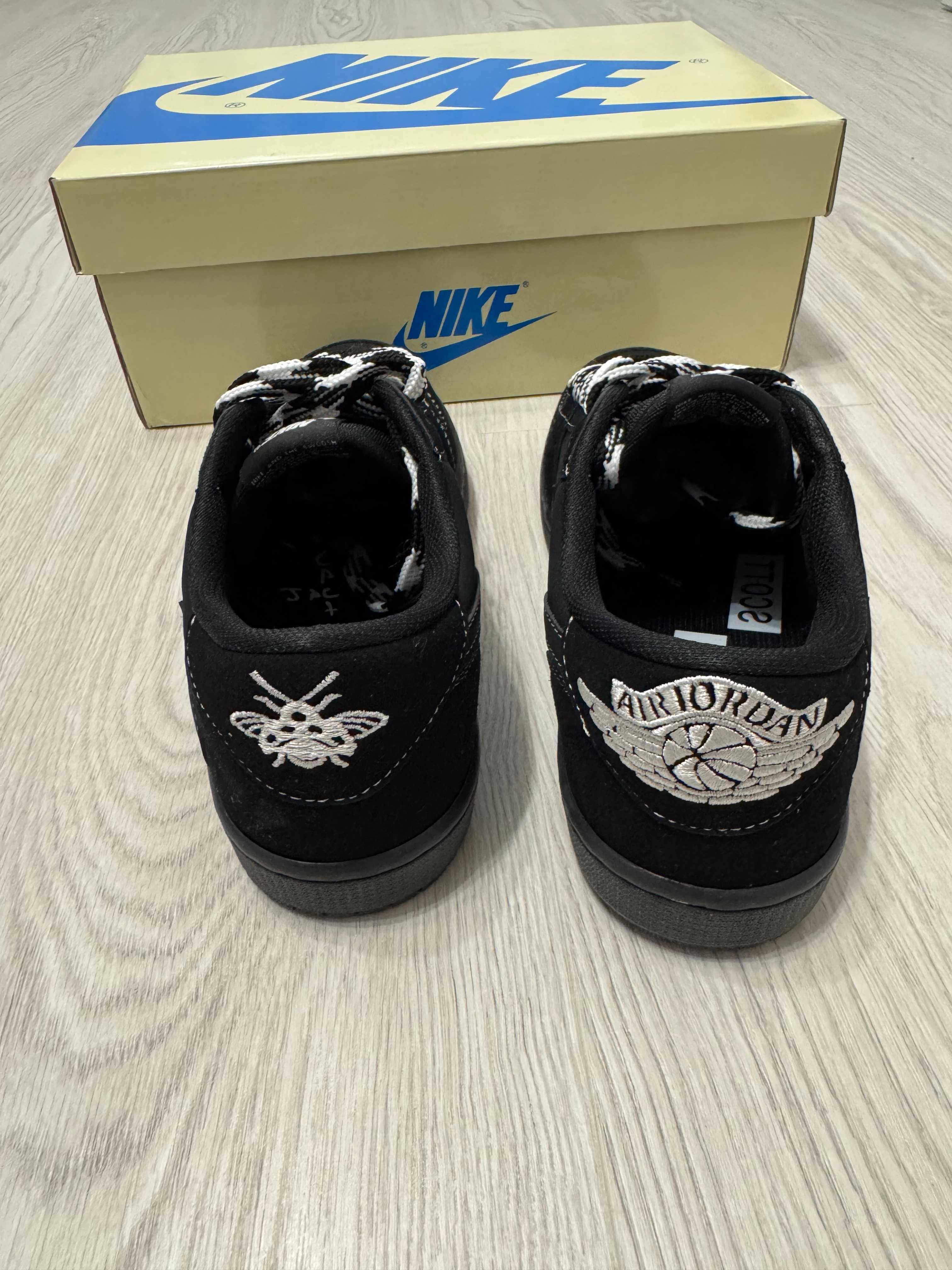 Adidasi Jordan 1 x Travis Scott Air Low / Fragment - Mocha Produse NOI