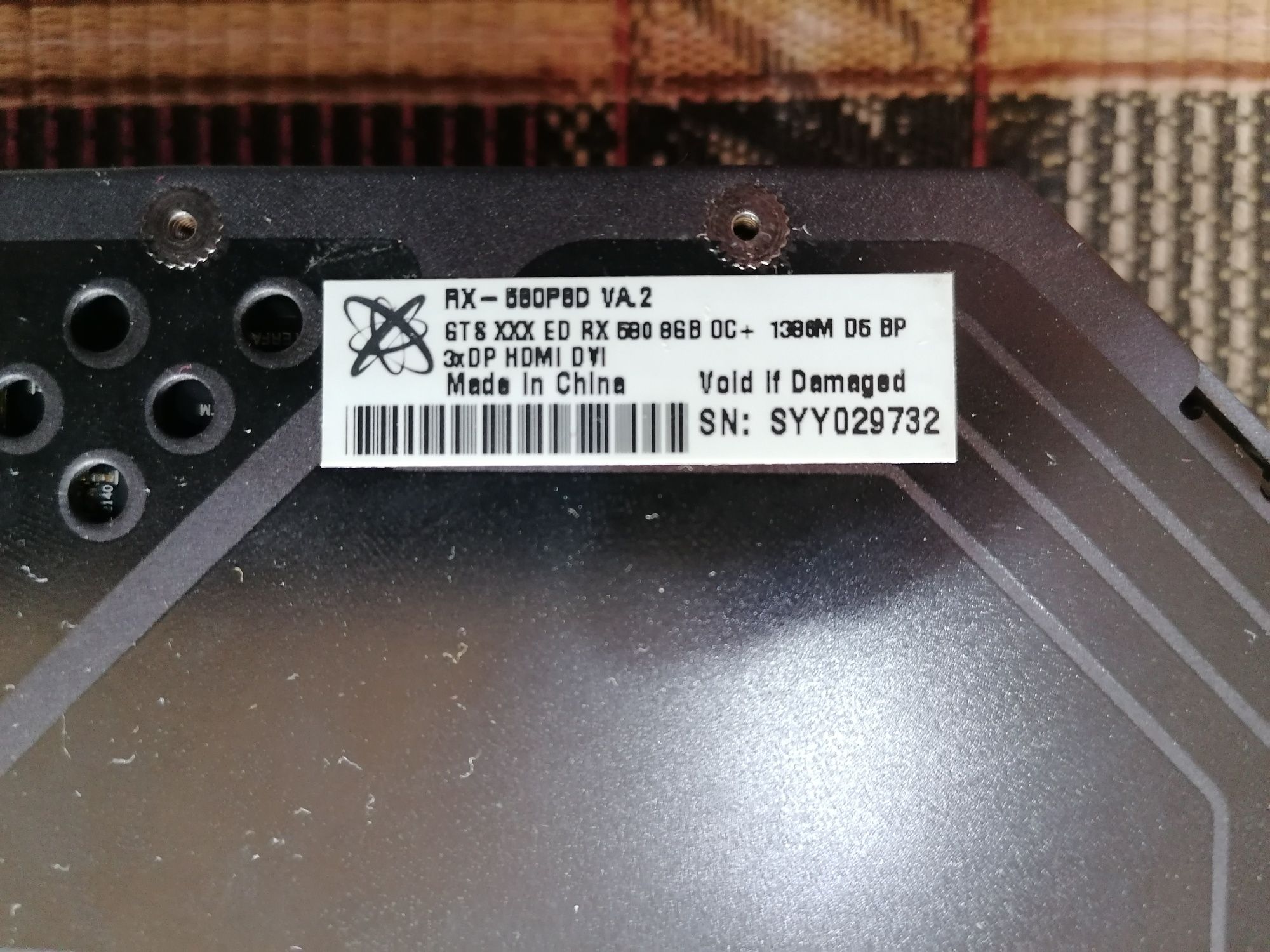 Vând placa video xfx rx 580 8gb