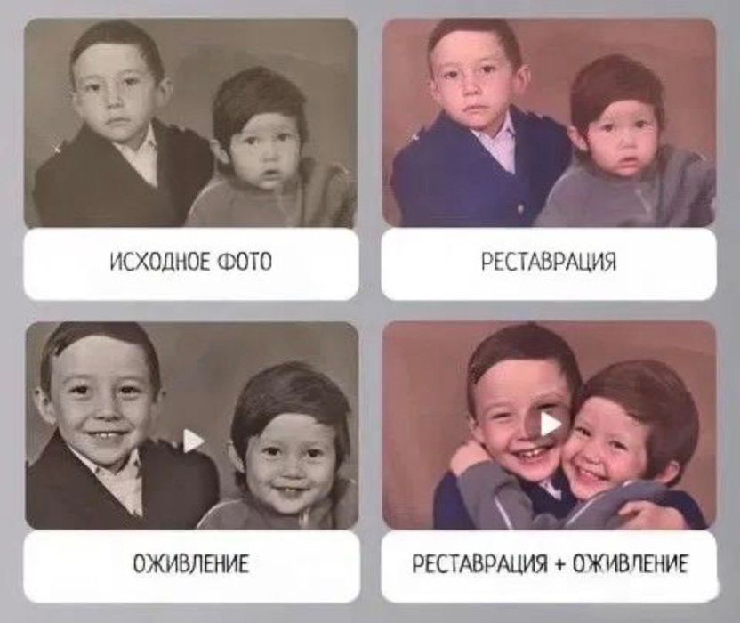 Создам красивое слайд-шоу или мини-фильм из ваших фото. Оживление стар