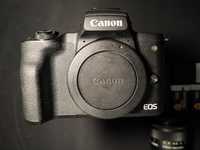 Canon m50 full box cu obiectiv 50mm f1.8