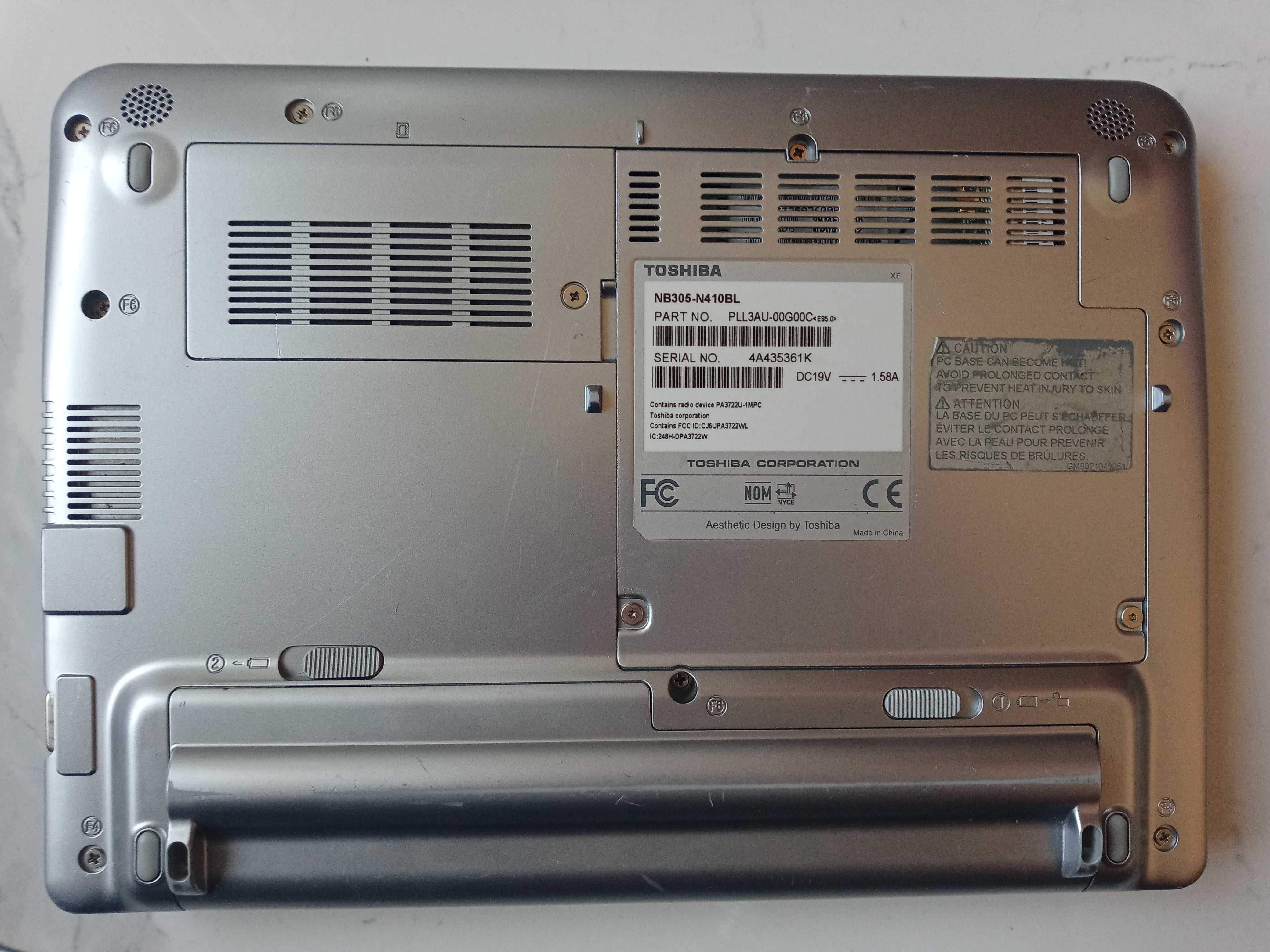 Leptop Toshiba 10"