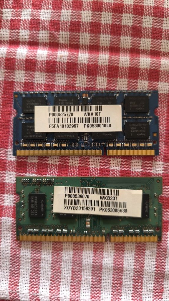 RAM памет за лаптоп DDR3 2 x 2 gb
