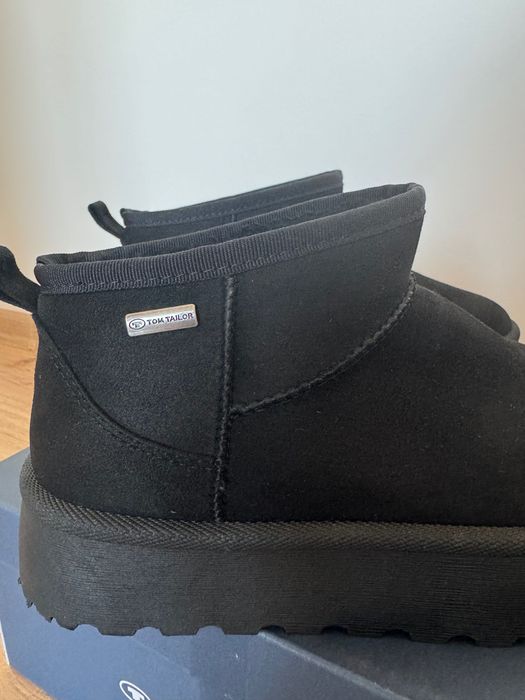 Черни боти Tom Tailor