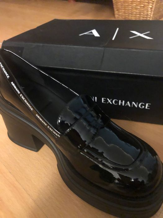Vand pantofi noi, mocasini, Armani Exchange, mar 39