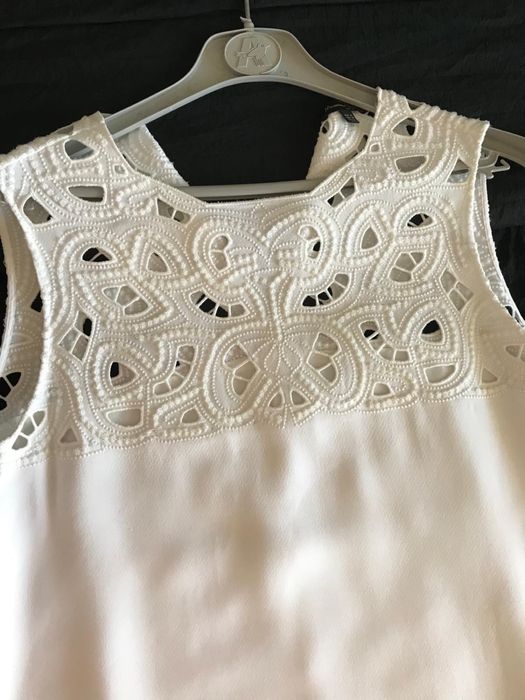 Rochie cu broderie , Massimo Duti, 42